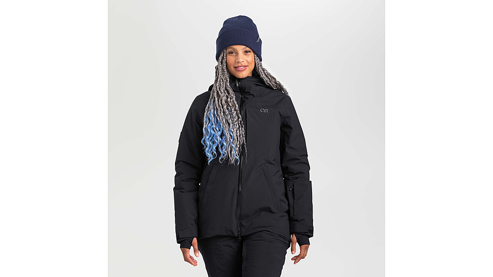 Outdoor Research Snowcrew Jacket - Womens, Black, Large, 2832050001008