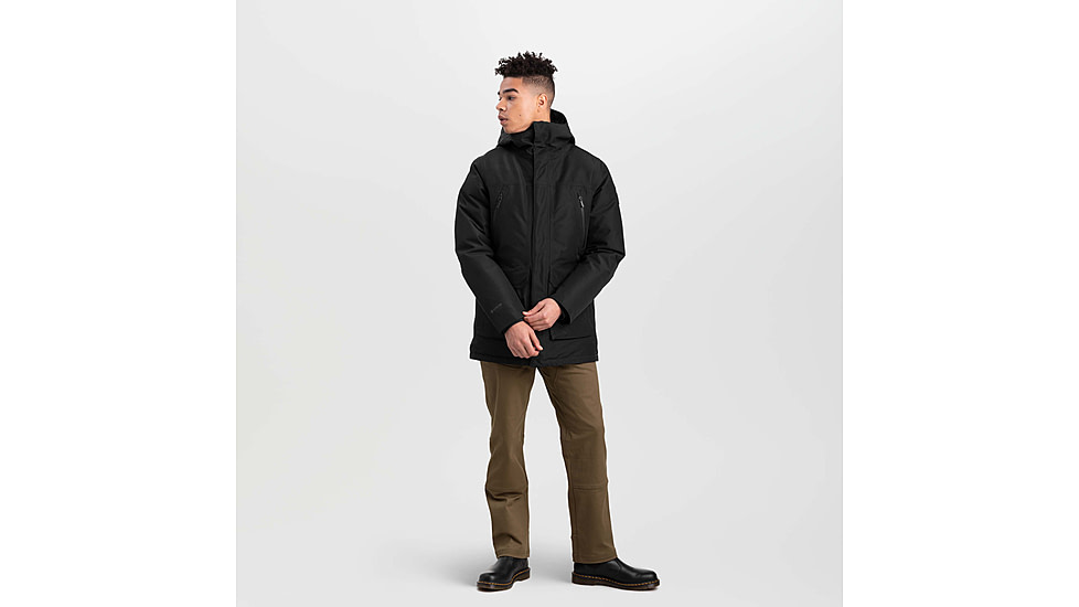 Outdoor Research Stormcraft Down Parka - Mens, Black, Small, 2831890001006