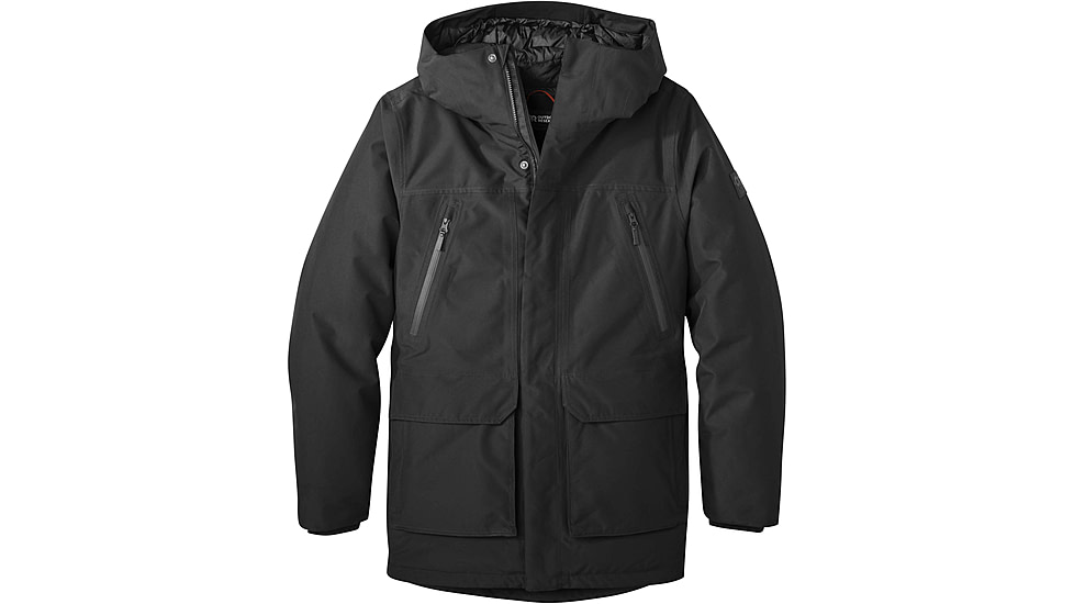 Outdoor Research Stormcraft Down Parka - Mens, Black, Small, 2831890001006