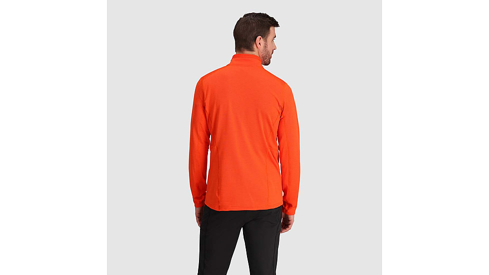 Outdoor Research Vigor Grid Fleece Half Zip - Mens, Spice, Large, 3005012448008