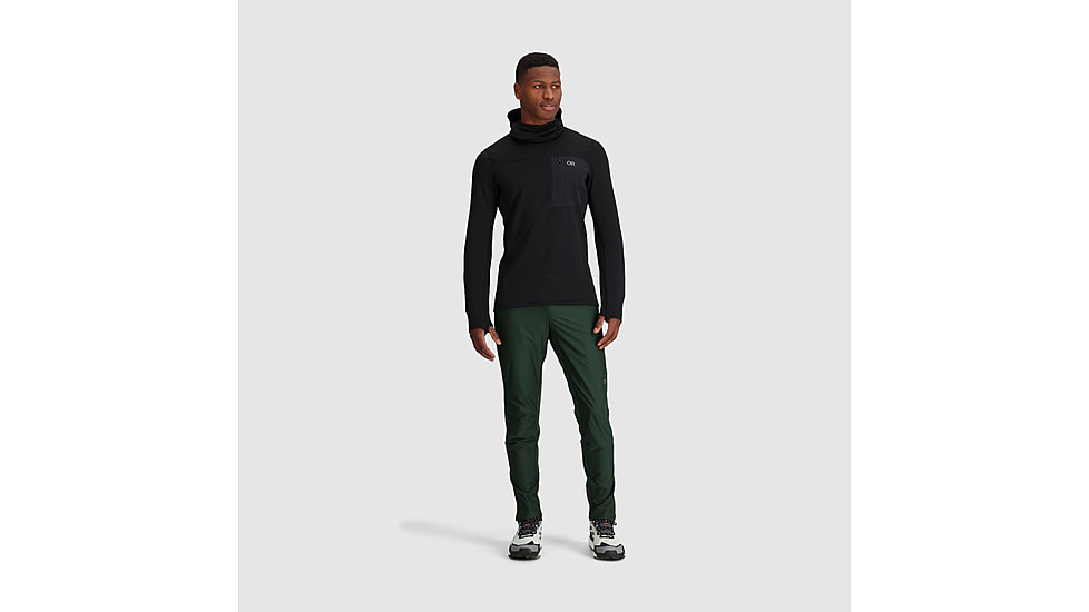 Outdoor Research Vigor Grid Fleece Pullover Hoodie - Mens, Black, Large, 3005020001008
