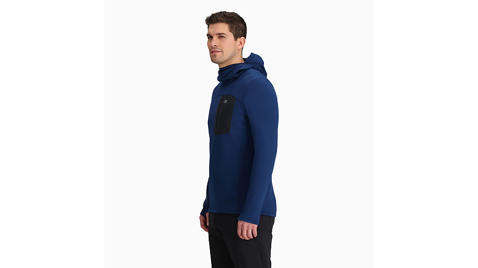 Outdoor Research Vigor Grid Fleece Pullover Hoodie - Mens, Cenote, Small, 3005022650006