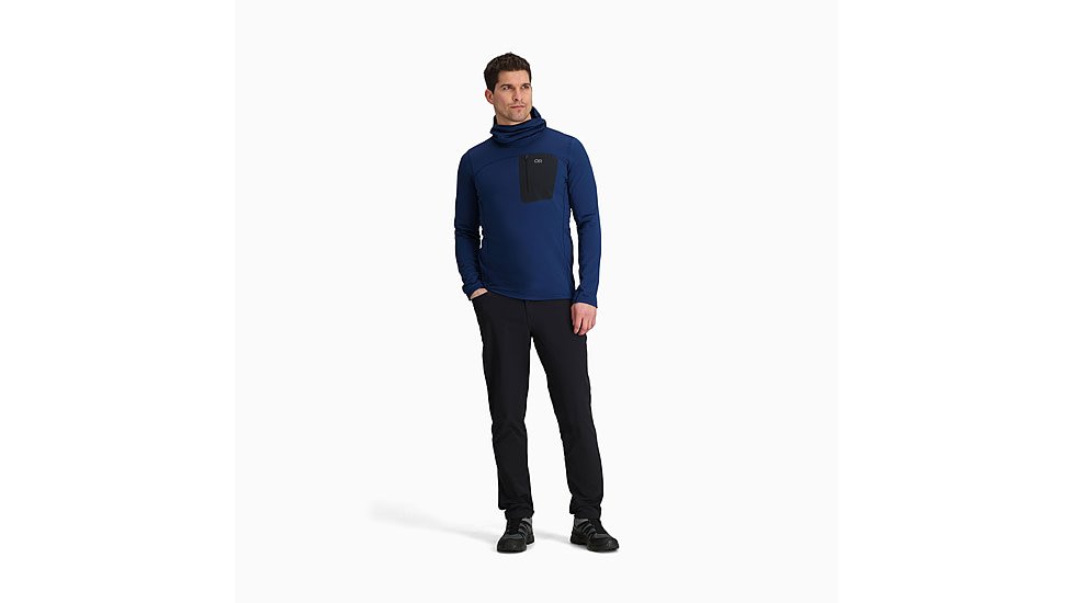Outdoor Research Vigor Grid Fleece Pullover Hoodie - Mens, Cenote, Small, 3005022650006