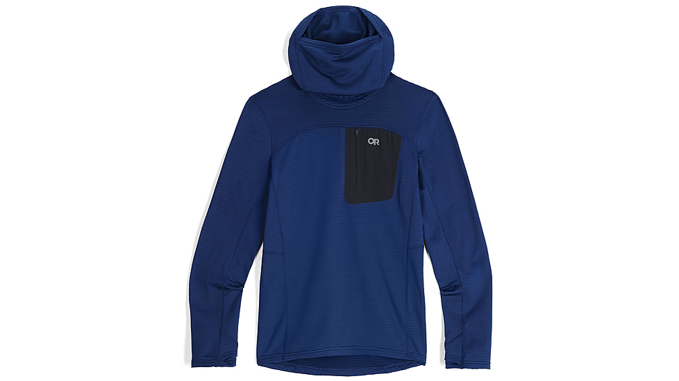 Outdoor Research Vigor Grid Fleece Pullover Hoodie - Mens, Cenote, Small, 3005022650006