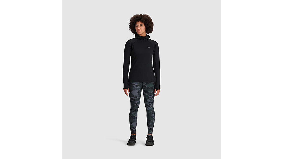 Outdoor Research Vigor Grid Fleece Pullover Hoodie - Womens, Black, Small, 3005250001006