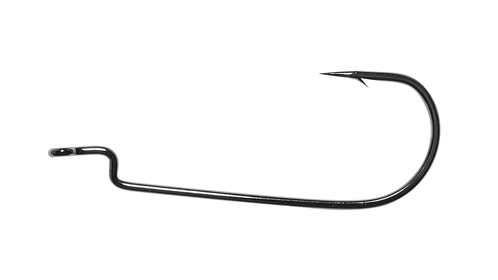 Owner Hooks All Purpose Worm Hook, Black Chrome, 3/0, 5191-131