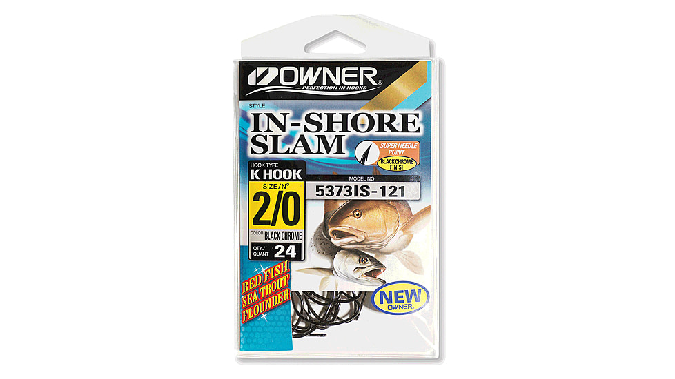 Owner Hooks InShore Slam K Hook, 2, 5373IS-091