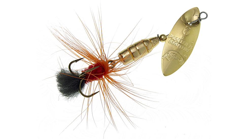 Panther Martin Willow Strike Metal Fly Size 2 Gold And Orange, 2PMWSMF-GO