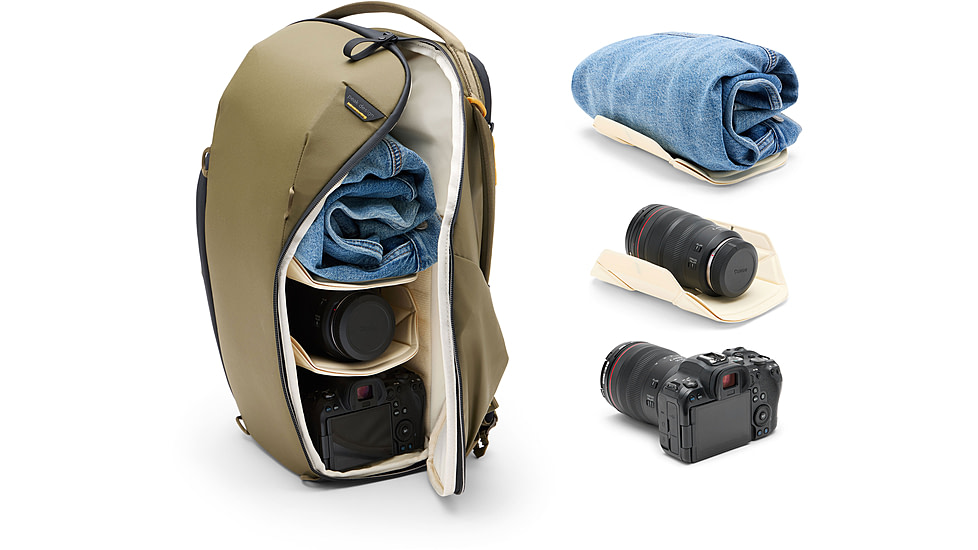 Peak Design Everyday 20 Liters Zip Bag, Kelp, BEDBZ-20-KP-3