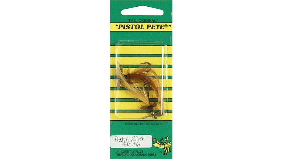 Pistol Pete Flies Platte River, 2Pk, Sz 6, 06011-2PK