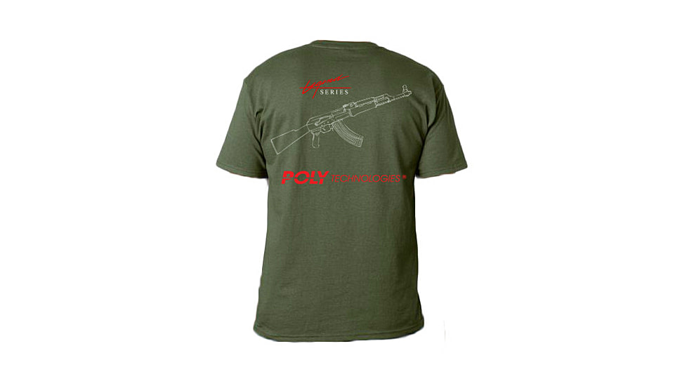 Poly Technologies Legend Chinese 7.62 AK47 Wire Rifle Tactical T-Shirt - Mens