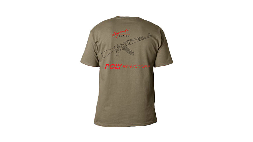 Poly Technologies Legend Chinese 7.62 AK47 Wire Rifle Tactical T-Shirt - Mens