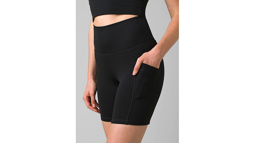 prAna Becksa Short - Women's, Extra Small, Solid Black, 1970801-002-XS