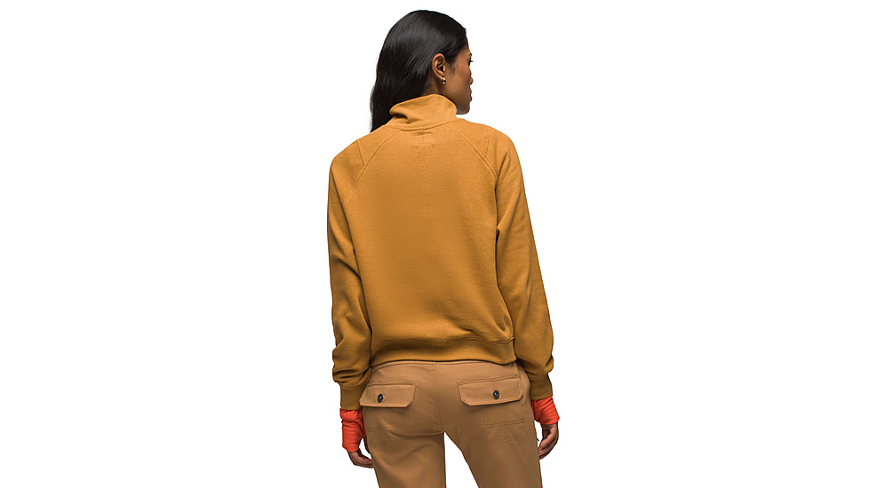 prAna Cozy Up Pullover - Womens, Spiced Heather, Extra Small, 2046111-200-XS