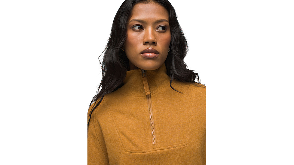 prAna Cozy Up Pullover - Womens, Spiced Heather, Extra Small, 2046111-200-XS