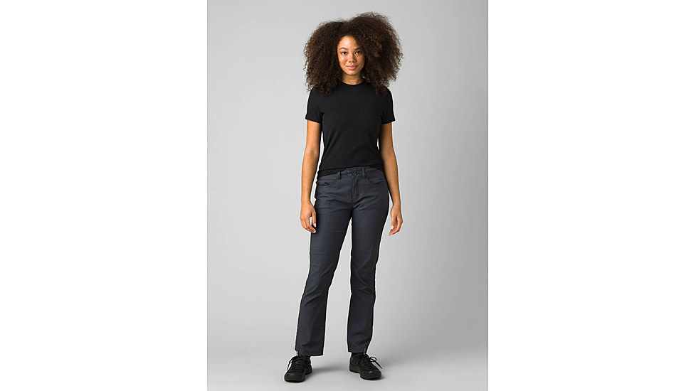 prAna Halle Straight Pant II - Womens, Coal, 0, 1971031-020-RG-0
