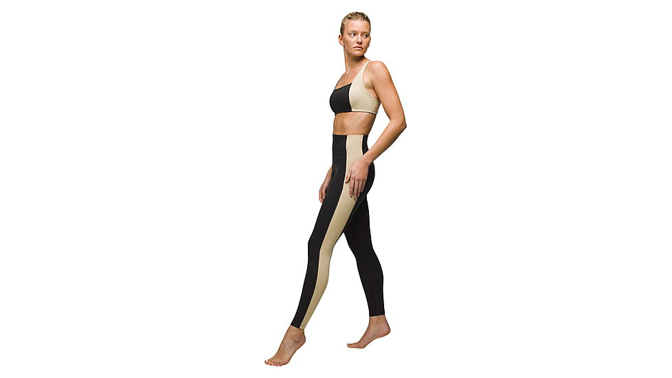 prAna Heavana Hot Spell Legging - Womens, Black / Cliffside Heather, L, 2057281-003-L
