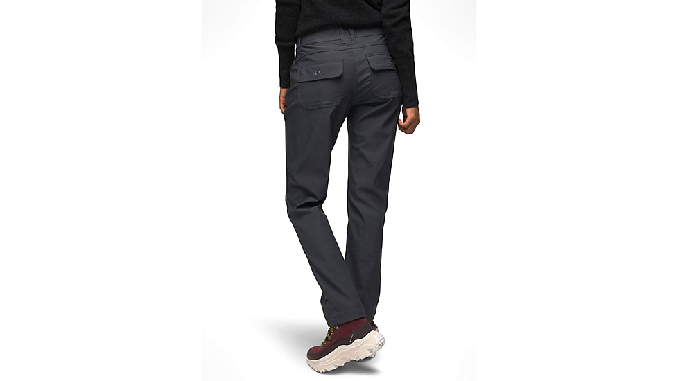 prAna Halle Straight Pant II - Womens, Coal, 0, 1971031-020-RG-0