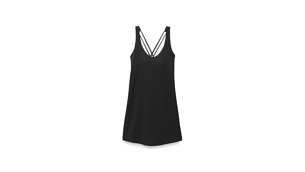 prAna Heavana Every Day Dress - Womens, Black Heather, L, 2066871-001-L