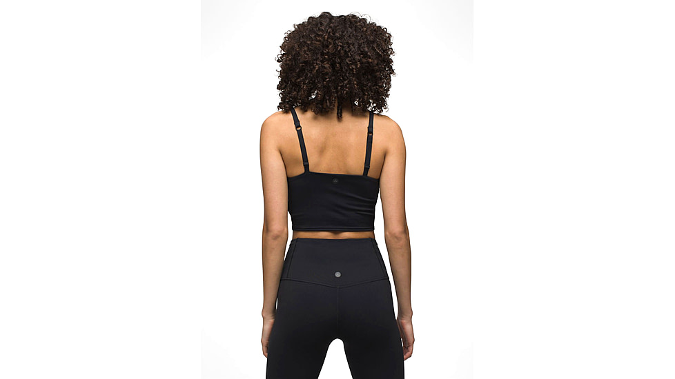 prAna Chakara Crop Top - Womens, Black, Small, 1972231-001-S