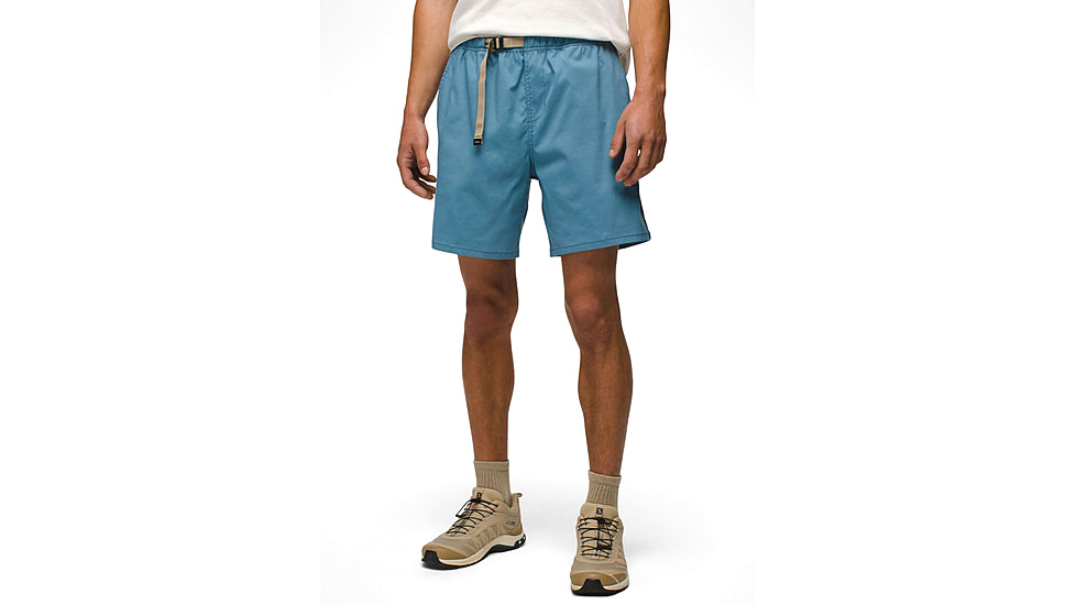 prAna Stretch Zion Pull On Short 5in Inseam - Mens, High Tide, XL, 2064701-400-05-XL