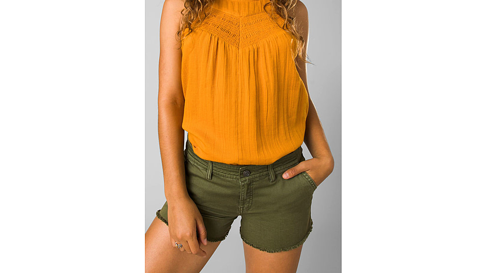 prAna Sancho Short - Womens, Cargo Green, 2, 1968411-302-04-2