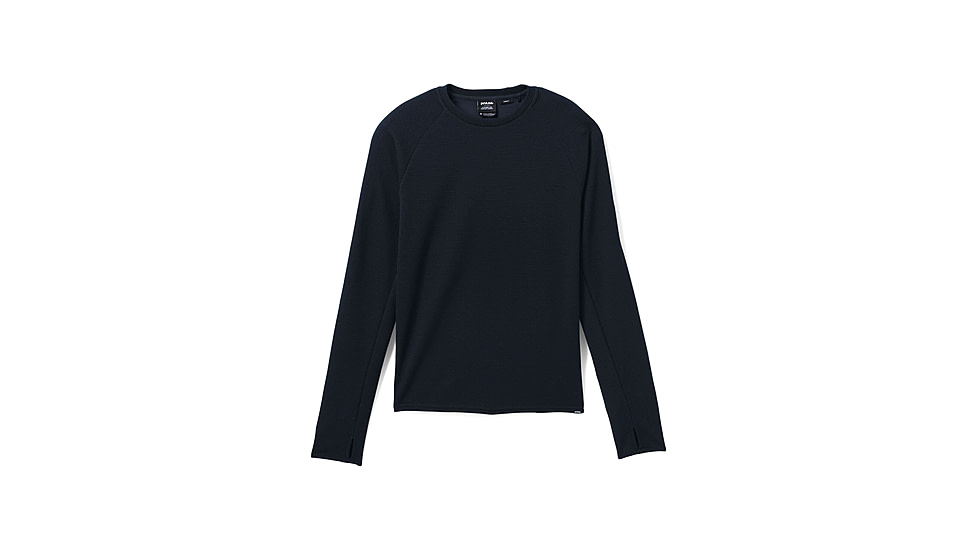 prAna Wensley Crew Top - Men's, Medium, Black, 1968121-001-SL-M