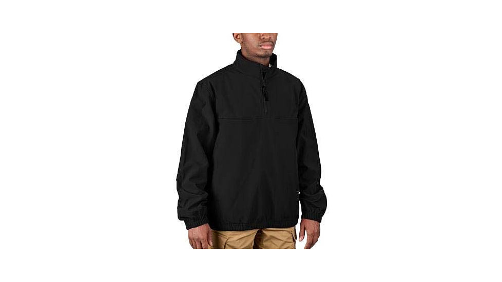 Propper 1/4 Zip Softshell Job Shirt - Mens, Black, Extra Large, Long Inseam, F54395Z001XL3