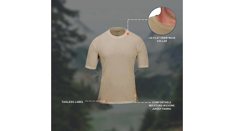 Propper 3 Pack Crew Neck Tee - Mens, Tan, L, F58306N233L