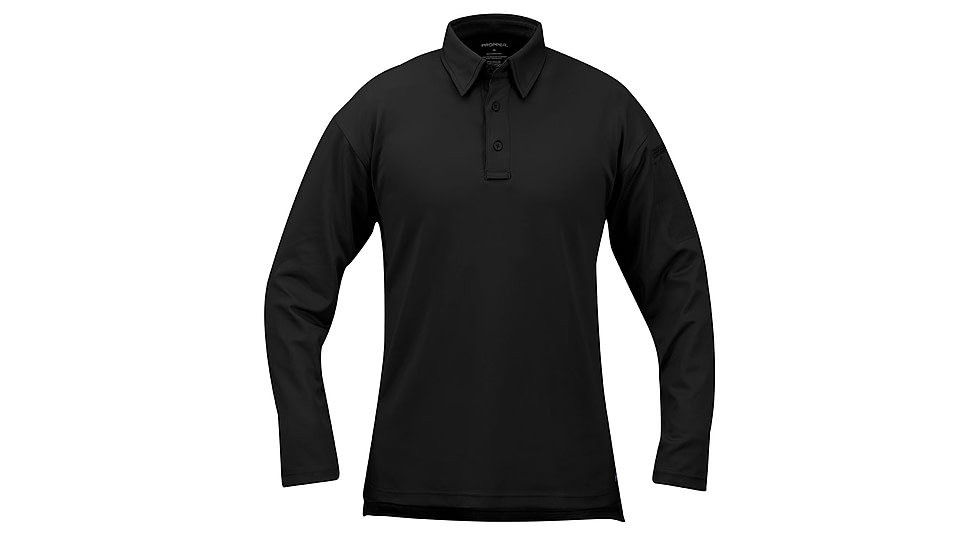 Propper I.C.E. Performance Polo Long Sleeve - Mens, Black, 6XL, F5315720016XL