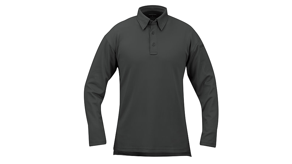 Propper I.C.E. Performance Polo Long Sleeve - Mens, Charcoal, 7XL, F5315720157XL
