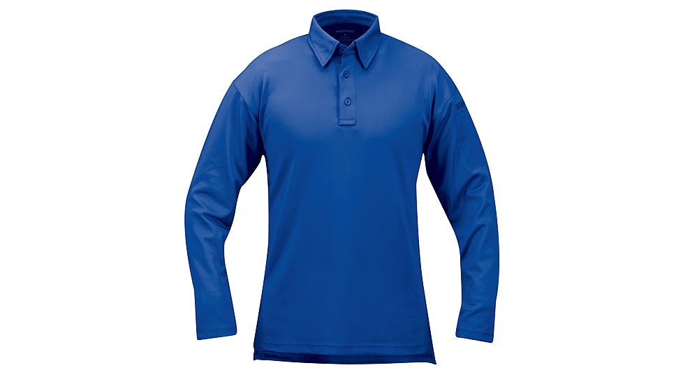 Propper I.C.E. Performance Polo Long Sleeve - Mens, Cobalt, 4XL, F5315724524XL