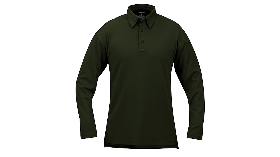 Propper I.C.E. Performance Polo Long Sleeve - Mens, Dark Green, 8X Large, F5315723118XL