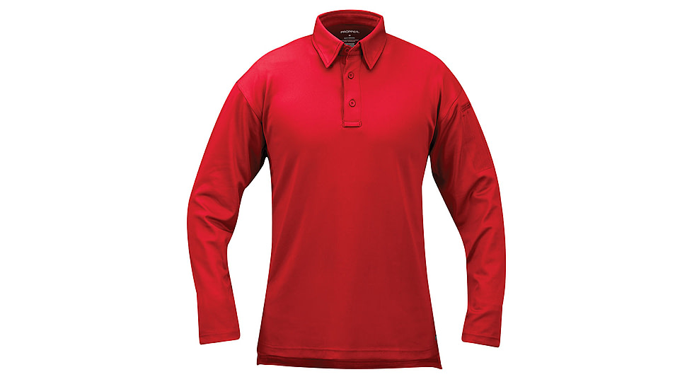 Propper I.C.E. Performance Polo Long Sleeve - Mens, Red, 7XL, F5315726007XL