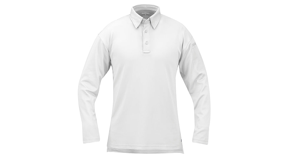 Propper I.C.E. Performance Polo Long Sleeve - Mens, White, 8X Large, F5315721008XL