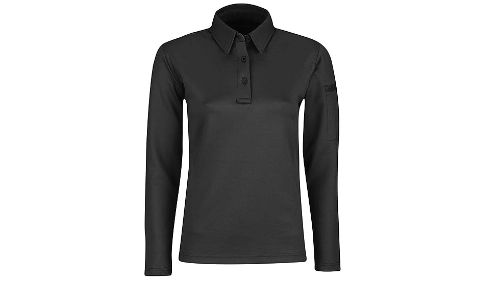 Propper I.C.E. Performance Polo Long Sleeve - Womens, Charcoal, Large, F535772015L