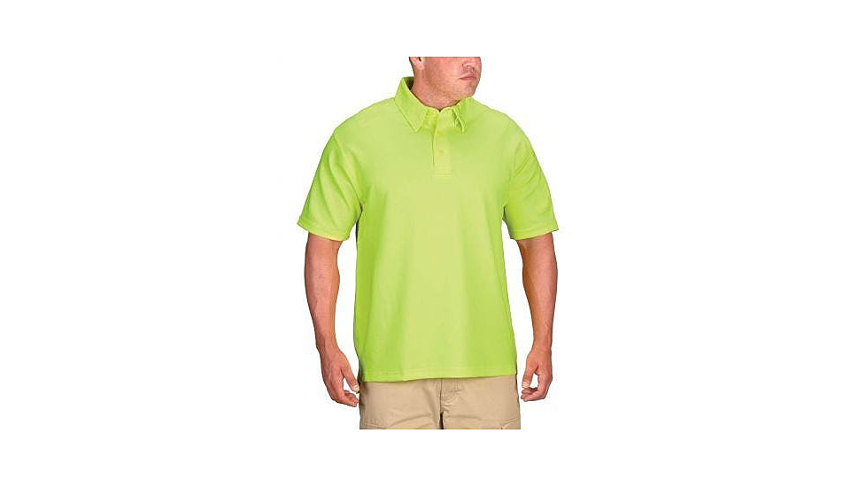 Propper I.C.E. Performance Short Sleeve Polo - Mens, HI Viz Yellow, 3XL, F5341723993XL