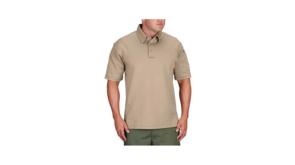 Propper I.C.E. Performance Short Sleeve Polo - Mens, Silver Tan, 4XL, F5341722264XL
