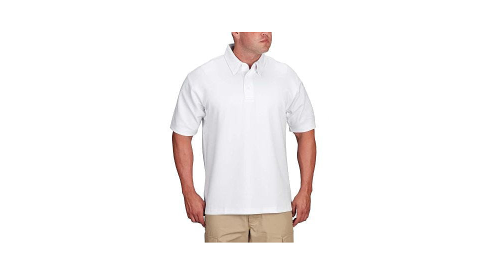 Propper I.C.E. Performance Short Sleeve Polo - Mens, White, 3XL, F5341721003XL