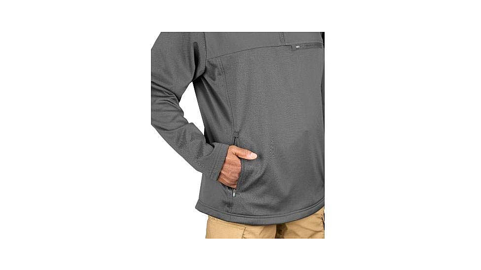 Propper Kinetic Quarter Zip Pullover, Charcoal, 4XL, F5432040154XL