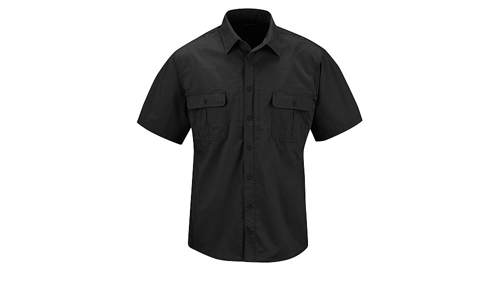 Propper Kinetic Shirt Short Sleeve - Mens, Black, Extra Small, F53504X001XS