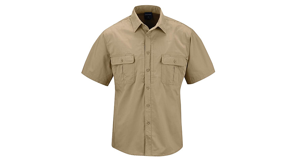 Propper Kinetic Shirt Short Sleeve - Mens, Khaki, Extra Large, F53504X250XL