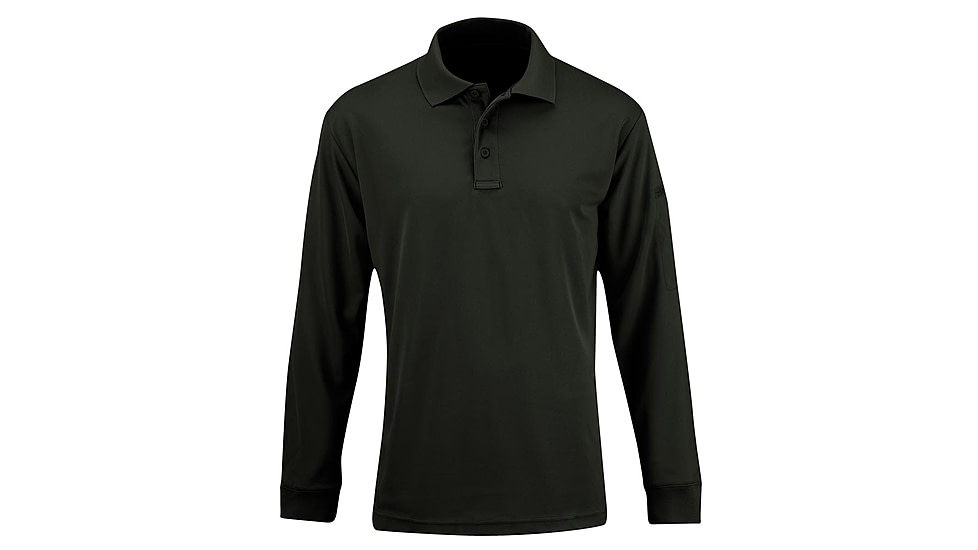 Propper Long Sleeve Uniform Polo - Mens, Dark Green, 7XL, F53564C3117XL