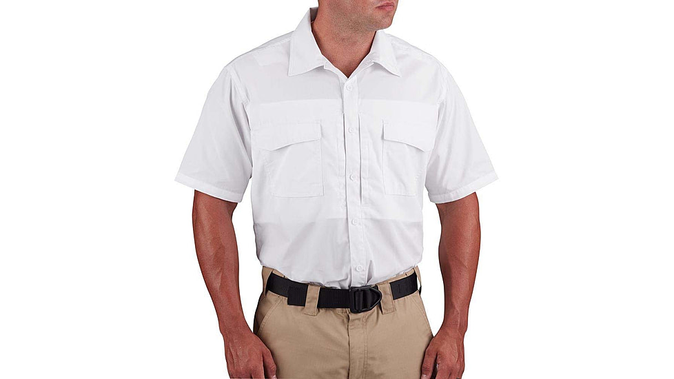 Propper RevTac Short Sleeve Shirt - Mens, White, XL, F53031M100XL