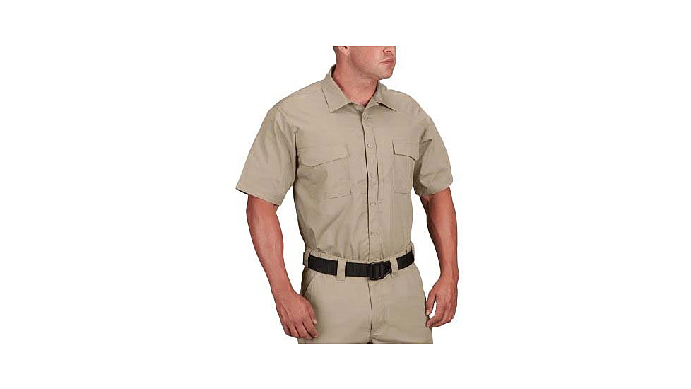 Propper RevTac Stretch Tactical Short Sleeve Shirt - Mens, Khaki, 2XL, F5314052502XL