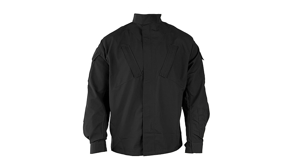 Propper TAC U Coat, 65/35 Poly/Cotton Battle Rip, Size Extra Small-Regular, Black