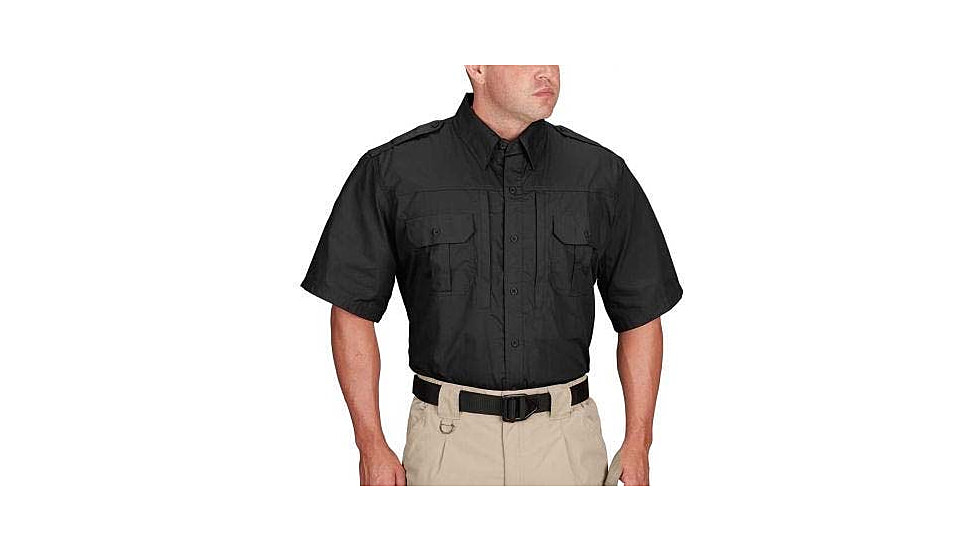 Propper Tactical Short Sleeve Shirt - Mens, Black, 5XL, F5311500015XL