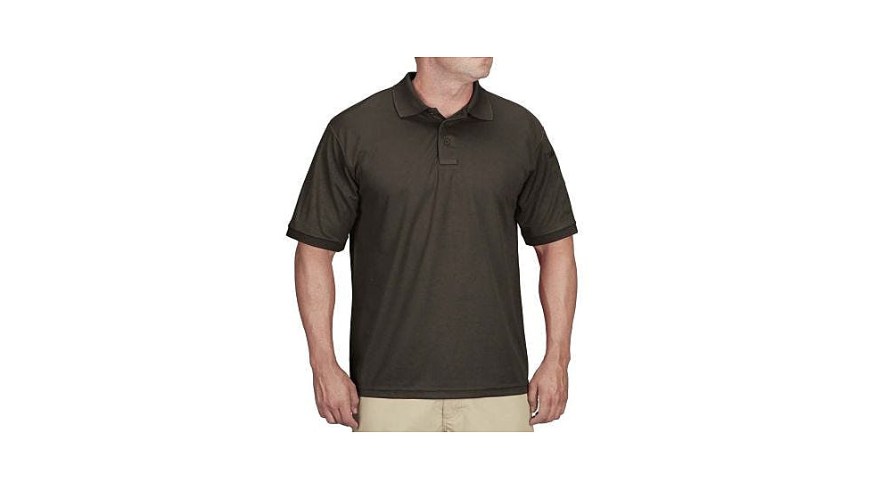 Propper Uniform Short Sleeve Polo - Men's, Medium, Brown, F53554C232M