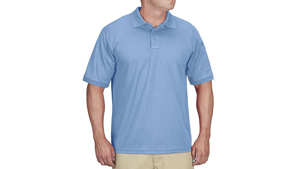 Propper Uniform Short Sleeve Polo - Men's, 5XL, Light Blue, F53554C4755XL