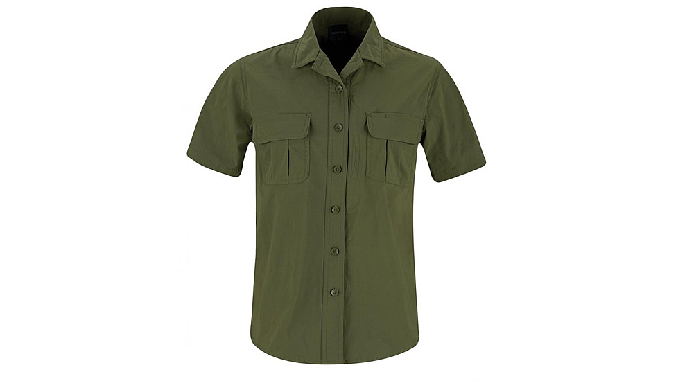 Propper Womens Summerweight Tactical Shirt-Short Sleeve, Olive Green, Small, F53763C330S